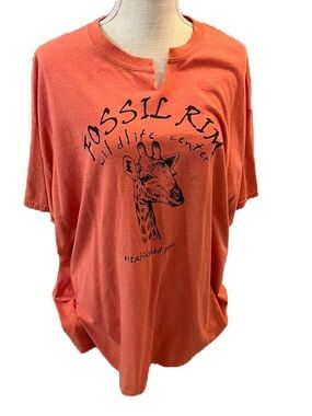 Fossil Orange Graphic Women’s Tee 2XL